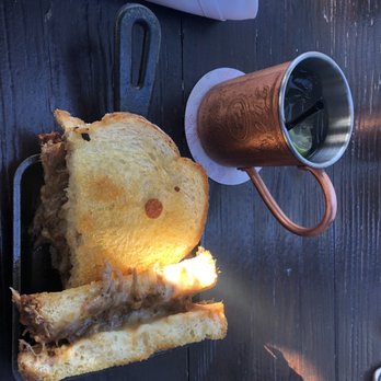 Bosscat Kitchen & Libations - Moscow mule and grilled cheese - New American Near Me - Irvine, California Bosscat Kitchen & Libations - Moscow mule and grilled cheese - New American Near Me - Irvine, California