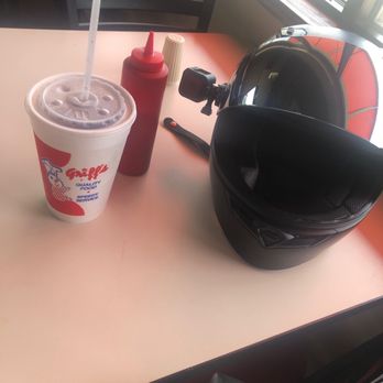 Griff's Hamburgers - Griff's famous logo cup - Fast Food Near Me - Fort Worth, Texas