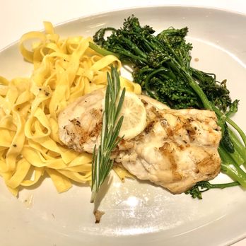 Brio Italian Grille - Red snapper with broccolini and fettuccine - Italian Near Me - Sarasota, Florida