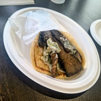 Maza Mediterranean Cuisine - Gyro wrap (we asked for no lettuce and tomatoes) - Mediterranean Near Me - Chandler, Arizona Maza Mediterranean Cuisine - Gyro wrap (we asked for no lettuce and tomatoes) - Mediterranean Near Me - Chandler, Arizona