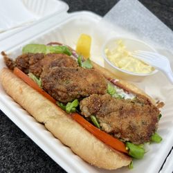 Skagit's Own Fish Market - Oyster Po Boy! Damn good