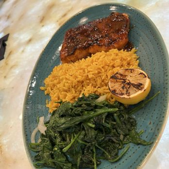 The Strand DC - Jerk glaze salmon - Desserts Near Me - Washington, DC, District of Columbia