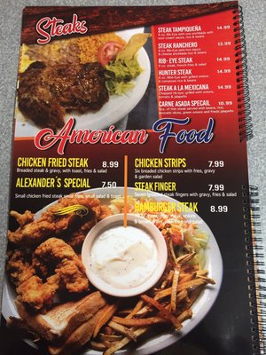 Menu photo 7 Mexico City Cafe Cross Plains, TX