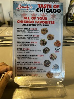 Menu photo 5 Spanky's Chicken & Seafood Lounge Decatur, GA