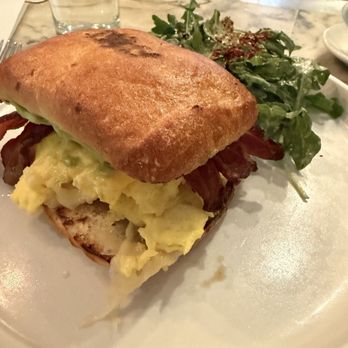 Single Shot - Breakfast sandwich with avocado spread - Bars Near Me - Seattle, Washington Single Shot - Breakfast sandwich with avocado spread - Bars Near Me - Seattle, Washington