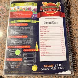 Taqueria Mexicana - Menú 2026