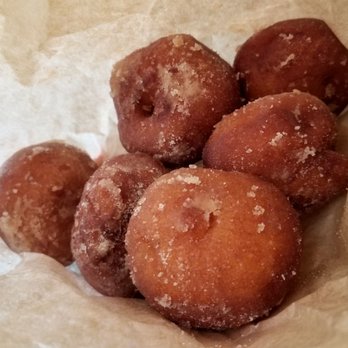 Boon Fly Cafe - The delicious pillowy-soft lightly glazed doughnut holes (gobbled up several before taking photo) - American Near Me - Napa, California