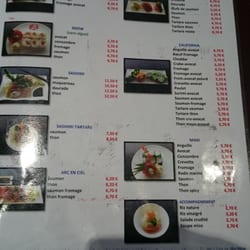 Yakiniku - Une partie de la carte