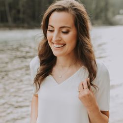 Rock and Rose  - Lake Louise Engagement Photos