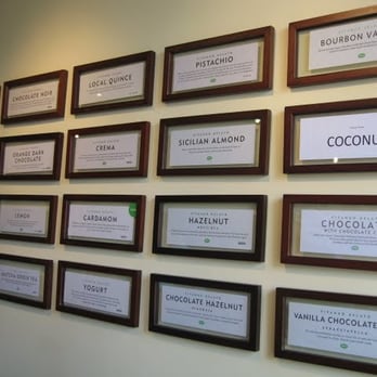 Pitango Gelato & Coffee - wall of flavors - Ice Cream & Frozen Yogurt Near Me - Baltimore, Maryland