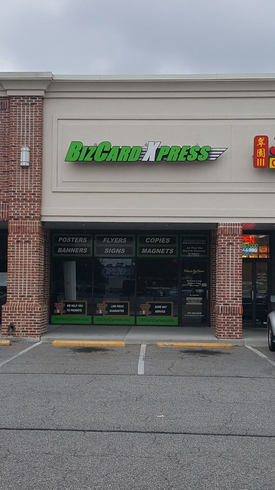 BIZCARD XPRESS VIRGINIA BEACH 3780 Virginia Beach Blvd, Virginia