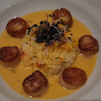 Monterey Bay Fish Grotto - Scallops and risotto - Seafood Near Me - Pittsburgh, Pennsylvania