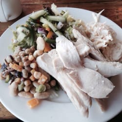 Bay Cafe - Open chicken sandwich on home made brown bread