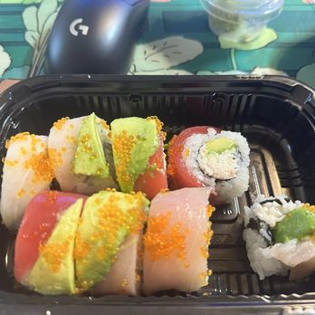 Hawker Eats - Rainbow roll - Asian Fusion Near Me - San Francisco, California Hawker Eats - Rainbow roll - Asian Fusion Near Me - San Francisco, California