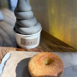 Black Sesame Soft Serve Black Sesame Soft Serve