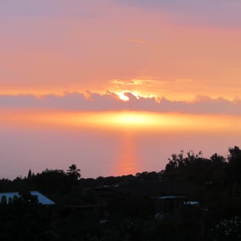 Manago Hotel - Sunset from our room - Hotels Near Me - Captain Cook, Hawaii Manago Hotel - Sunset from our room - Hotels Near Me - Captain Cook, Hawaii