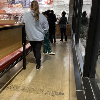 Blaze Pizza - Not too short, not real long but the wait felt like this line was out the door - Salad Near Me - La Verne, California Blaze Pizza - Not too short, not real long but the wait felt like this line was out the door - Salad Near Me - La Verne, California