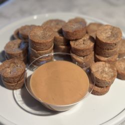 The Cookie Butter Baker - Dunkos with dipping sauce