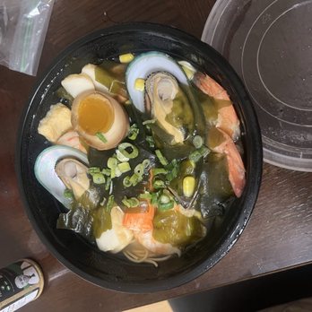 Yum Noodles - Seafood noodle soup (had to get again) - Noodles Near Me - Merrillville, Indiana