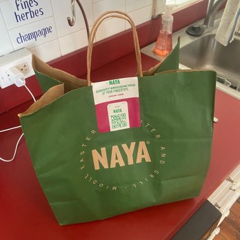 NAYA - Great packaging from Naya - and great branding too! - Mediterranean Near Me - Philadelphia, Pennsylvania