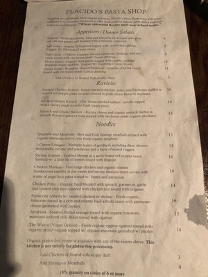 Menu photo 7 Placido's Pasta Shop Eugene, OR Menu photo 7 Placido's Pasta Shop Eugene, OR