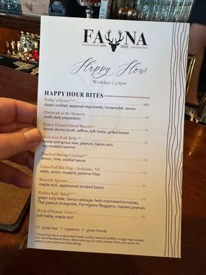 Menu photo 2 Fauna Westhampton Beach, NY