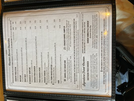 Menu photo 4 Cracker Barrel Old Country Store Florence, SC