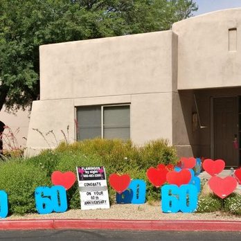 Flamingos By Night - Happy 60th Anniversary! - Party Supplies Near Me Flamingos By Night - Happy 60th Anniversary! - Party Supplies Near Me
