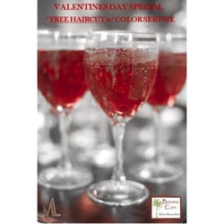 Infinity Barbershop and Salon - Free Haircut with Color Service for this week to celebrate Valentine's Day