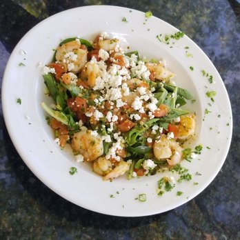 Lavash Mediterranean - Garlic shrimp appetizer. I would have liked the shrimp to be served cold, but that's just me :) - Mediterranean Near Me - Livermore, California