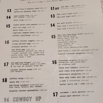 Lazy Dog Restaurant & Bar - Happy hour menu 6/10/21 - New American Near Me - Cerritos, California