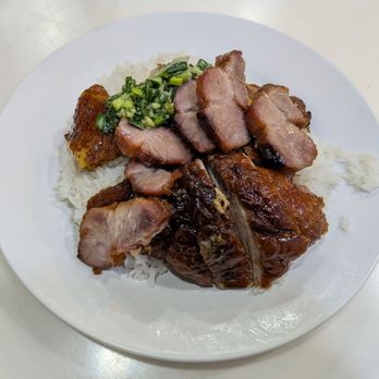 再興燒臘飯店 - @endoedibles on Instagram 12/24/24  Three treasures - BBQ Pork, Soy Sauce Chicken, Roast Duck - Cantonese Near Me - Hong Kong, HK