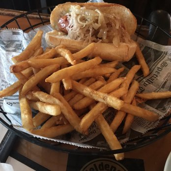 Jacoby's German Biergarten - Sausage sandwich. Delicious - German Near Me - Detroit, Michigan Jacoby's German Biergarten - Sausage sandwich. Delicious - German Near Me - Detroit, Michigan