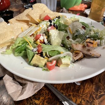 Rainforest Cafe - Taco salad - chips tasted old and the dressing was watered down blue cheese - gross! - American Near Me - Gurnee, Illinois Rainforest Cafe - Taco salad - chips tasted old and the dressing was watered down blue cheese - gross! - American Near Me - Gurnee, Illinois