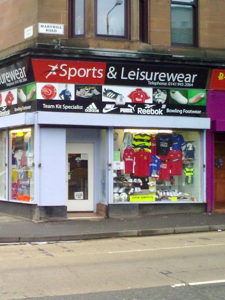 SPORT & LEISURE WEAR Updated April 2024 565 Maryhill Rd, Glasgow, United Kingdom Sporting