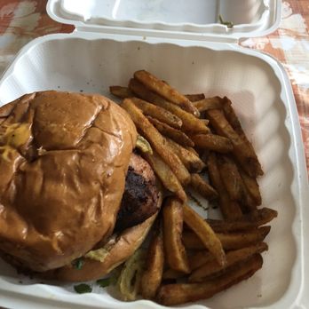 Urban Kitchen - Desi Fried Chicken Burger (spicy) - Indian Near Me - Newark, California