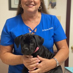 Ark Veterinary Hospital - This is Dr Hobbs and our Baby Jade .