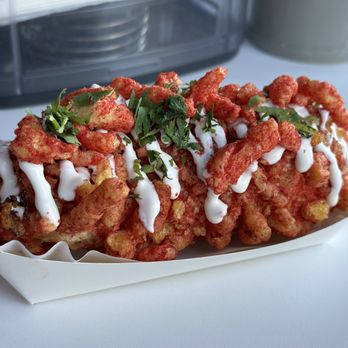 Kamp - Cheetos Korean Corn Dog - Food Court Near Me - Omaha, Nebraska Kamp - Cheetos Korean Corn Dog - Food Court Near Me - Omaha, Nebraska