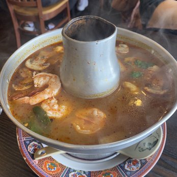 Ruen Pair - Tom yum was ok. Plenty of shrimp but extra acidic for me. - Thai Near Me - Los Angeles, California Ruen Pair - Tom yum was ok. Plenty of shrimp but extra acidic for me. - Thai Near Me - Los Angeles, California