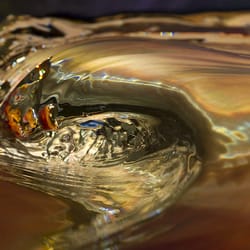 Scotty Carter Fine Art - Come see Amber Pearl, a water sculpture art work from his dedicated showroom at The Woods Cove Art Gallery in South Laguna Beach, CA.