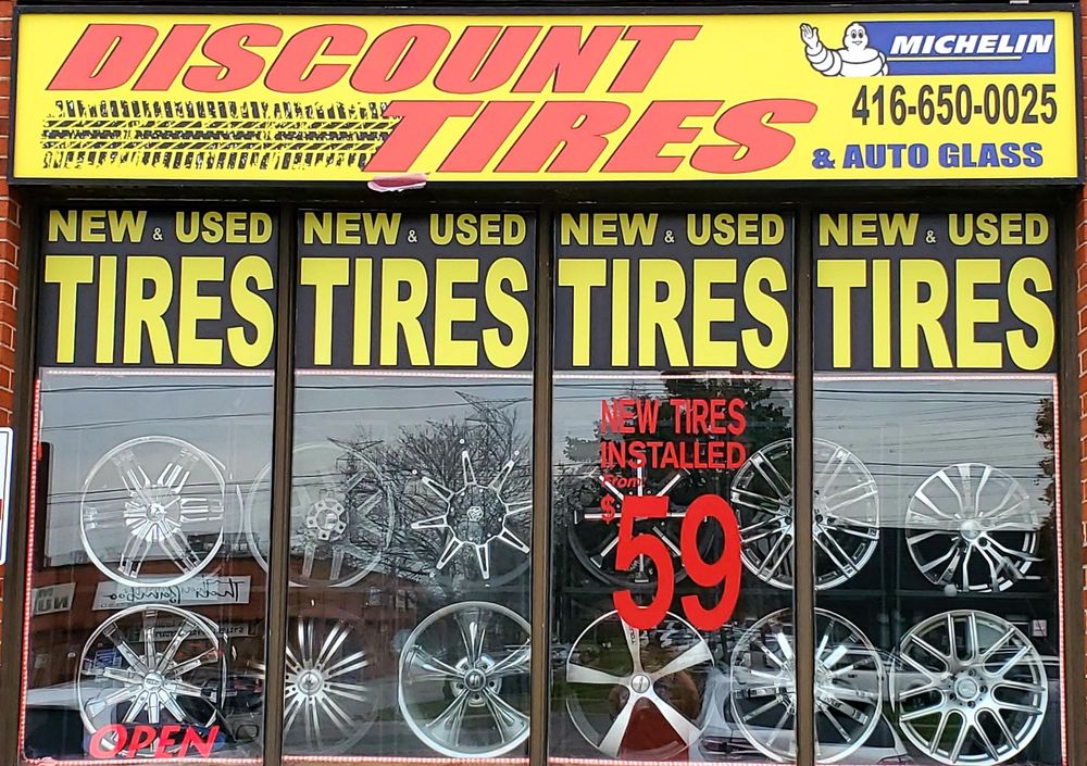 DISCOUNT TIRES AND AUTO GLASS Updated October 2024 2899 Steeles