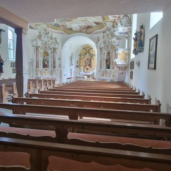 Maria Trost - Kanzel und Altare - Churches Near Me - Nesselwang, BY