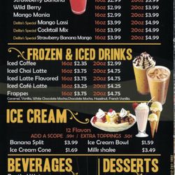 Delite Cafe & Deli - Smoothies, frozen & iced drinks, ice cream, beverages and desserts.