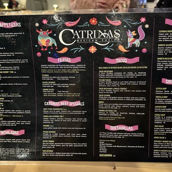 Catrinas Mexican Fusion - Menú - Mexican Near Me - Orlando, Florida Catrinas Mexican Fusion - Menú - Mexican Near Me - Orlando, Florida