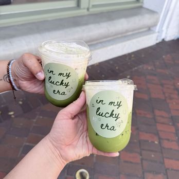 RoadRunner Coffee - Matcha with brown sugar syrup and cream cheese cinnamon cold foam! - Breakfast & Brunch Near Me - Redlands, California RoadRunner Coffee - Matcha with brown sugar syrup and cream cheese cinnamon cold foam! - Breakfast & Brunch Near Me - Redlands, California
