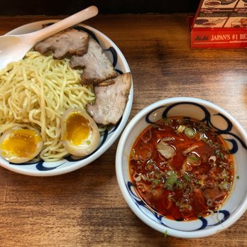 Shugetsu - Spicy Miso Tsukemen Special. Noodle Size: X-Large - Ramen Near Me - San Mateo, California Shugetsu - Spicy Miso Tsukemen Special. Noodle Size: X-Large - Ramen Near Me - San Mateo, California
