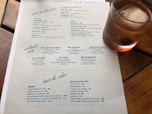 Menu photo 5 Or The Whale Nantucket, MA Menu photo 5 Or The Whale Nantucket, MA