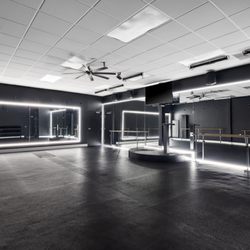 Our yoga and strength room! Join us for your next sweat on the mat, or for an hour of recovery in our yoga class!