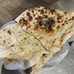 R & R's Curry Express - 18. Garlic Naan