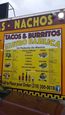 Tacos y Burritos Metro Basilica 2 Taco truck by null